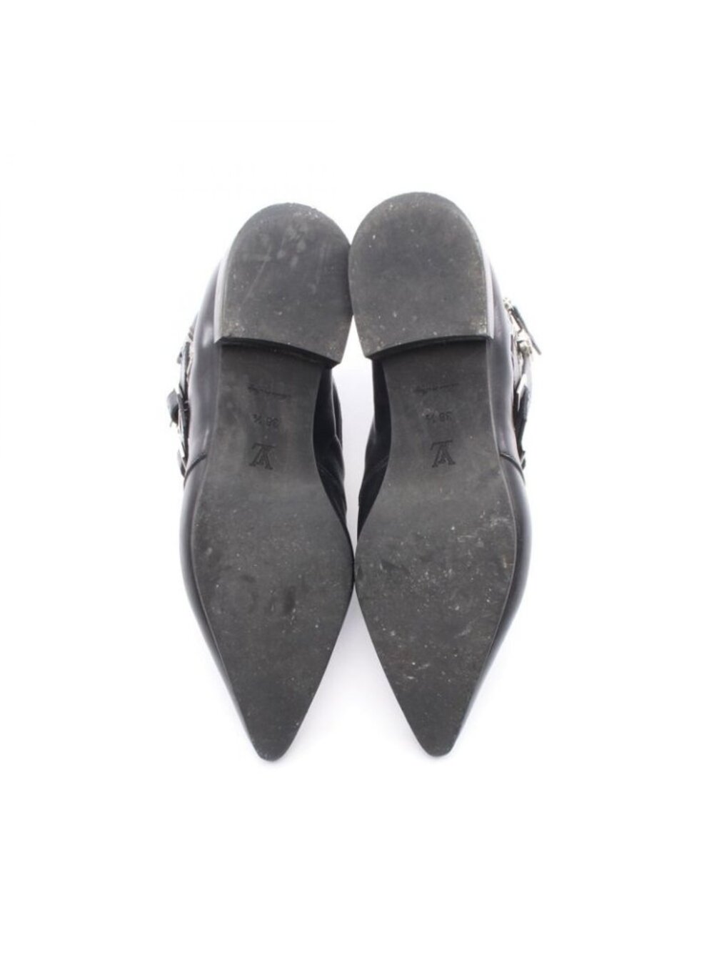 Louis Vuitton Boots Jumble Line Leather Canvas Shoes Short - Picture 4 of 7